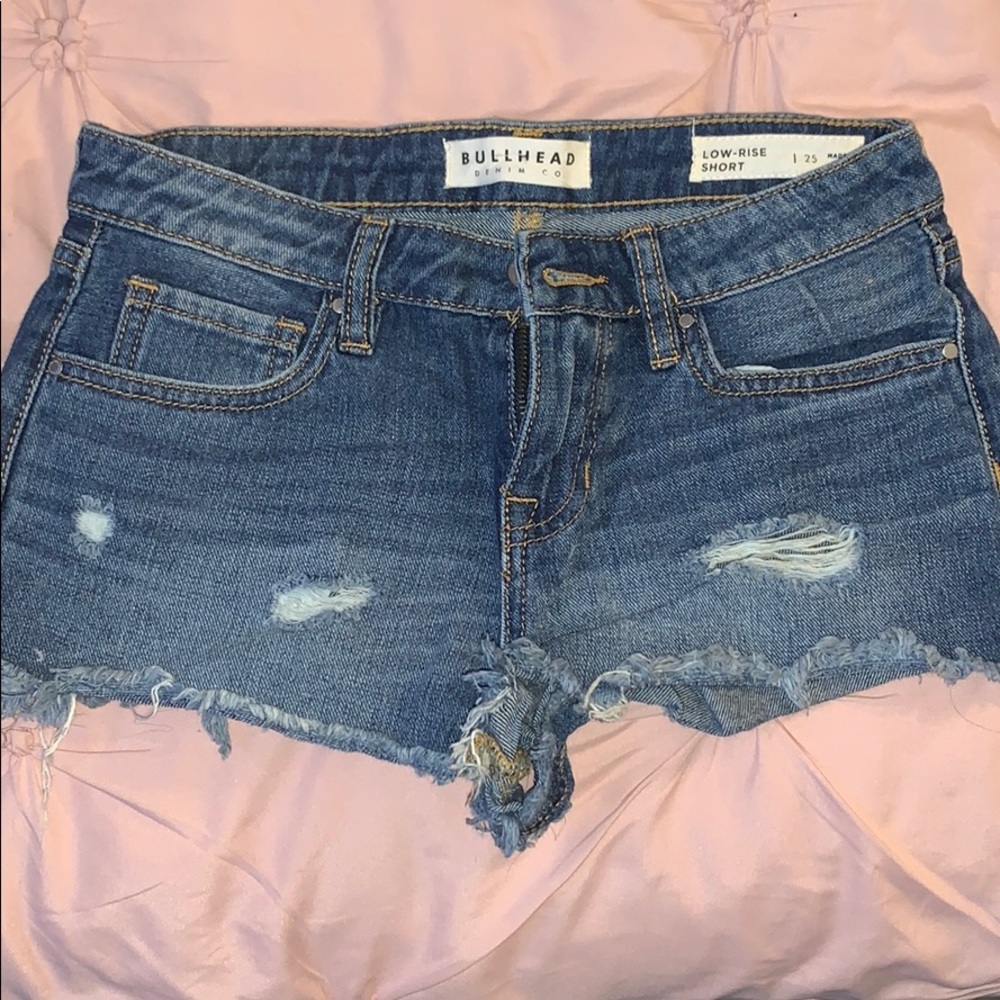 Low Rise Demin Shorts